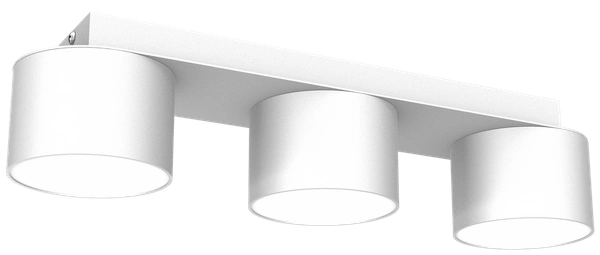 Lampa sufitowa listwa DIXIE WHITE 3x GX53 szer. 30cm | biały