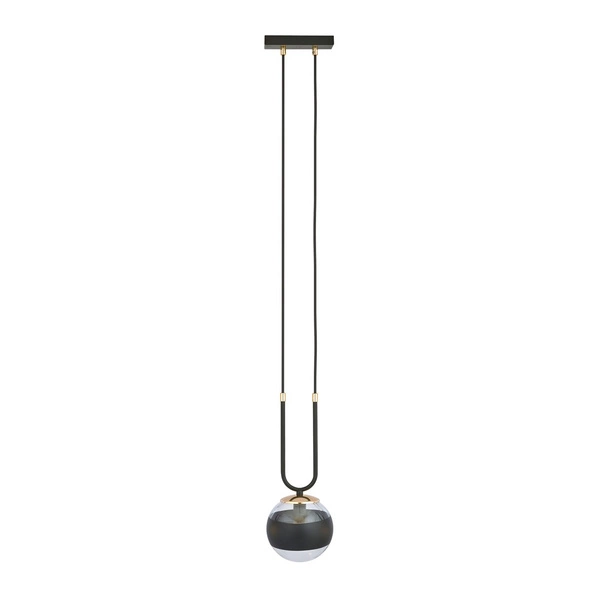Lampa wisząca Emibig GLAM 1 Czarny/STRIPE 1113/1