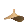 Lampa Wisząca Boho Kapelusz z Bambusa Abruzzo Isabella 40cm E27