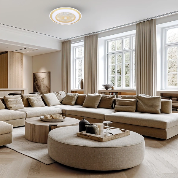 Lampowentylator Zephyr Złoty 48W LED+ PILOT