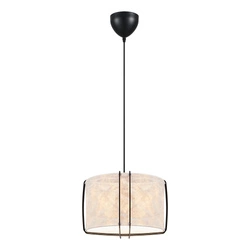 Lampa wisząca CARDINE E27 60W Tyvek | Biały