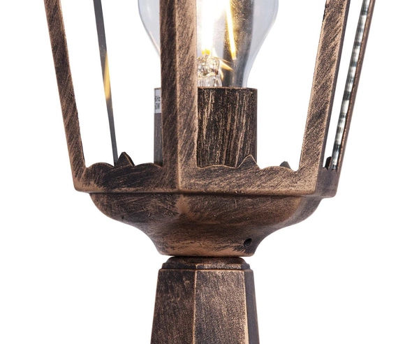 Lampa ogrodowa stojąca K-5006S CZARNY/ZŁOTY z serii LOZANA