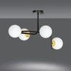 Lampa sufitowa Emibig RAGNAR 4A Czarny GOLD 1032/4A