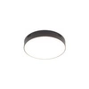 Plafon LID ROUND LED 21cm 35W barwa ciepła 3000K | czarny 10408