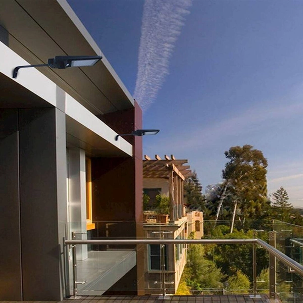 Lampa Solarna Street 8W barwa neutralna 4000K z czujnikiem ruchowo zmierzchowym EKO2011