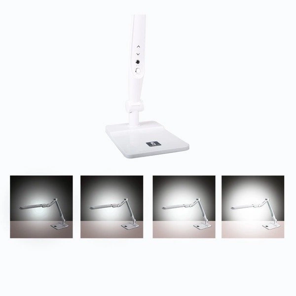 Lampa biurkowa kreślarska TAVOLO LED 9W | biały