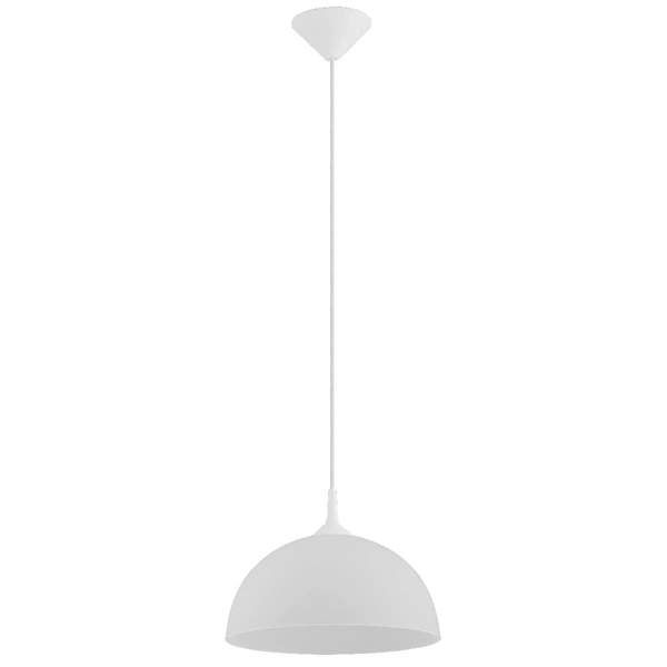 Lampa wisząca ALFA MURANO 2 BIAŁA 1xE27 30cm | 14411