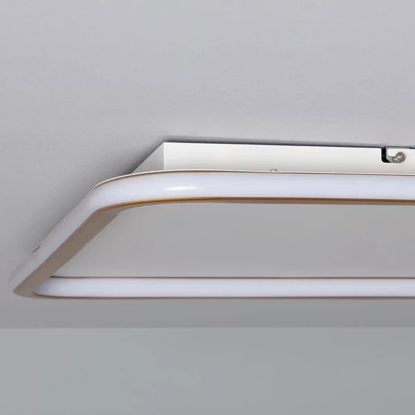 Plafon LED 60W Prostokątny Złoty CCT 3000K/4000K/6000K 110x70cm Abruzzo Angelo