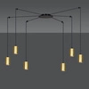 Lampa wisząca Emibig TRAKER 6 BL/GOLD 526/6