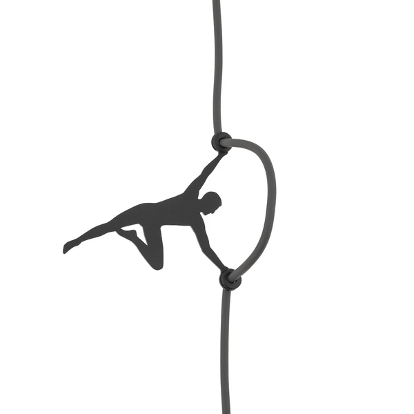 Lampa wisząca LAGO S E27 wys.130cm szer.40cm | Szary 11673