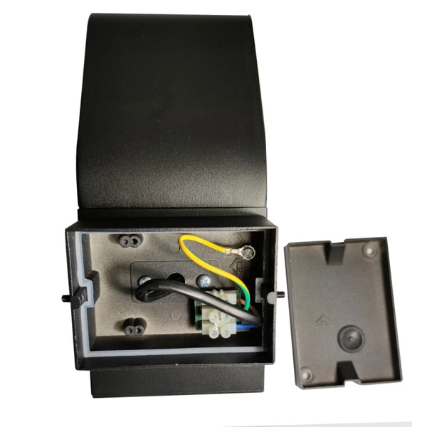 Kinkiet zewnętrzny LED SMD GLOSS 9W IP54 czujnik ruchu PIR | czarny