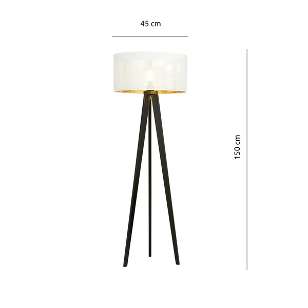 Lampa podłogowa Emibig ASTON LP1 Biały/GOLD 1147/LP1