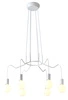 Lampa wisząca BASSO 36-71026 biała matowa 6x40W E27