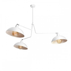 Aldex Lampa sufitowa ESPACE 3, 1036E, biała, 3x60W E27