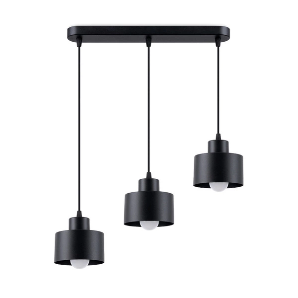 Lampa wisząca SAVAR 3, czarna, 3x60W E27, SL.1133