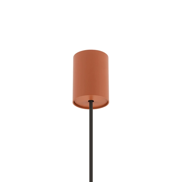 Lampa wisząca SIMONE TERRACOTTA wys.140cm szer.40cm GX53 IP20 | Terracotta