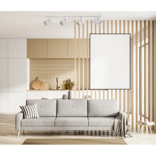 Lampa sufitowa reflektor SPIELA dł. 64cm 4xGU10 | biały