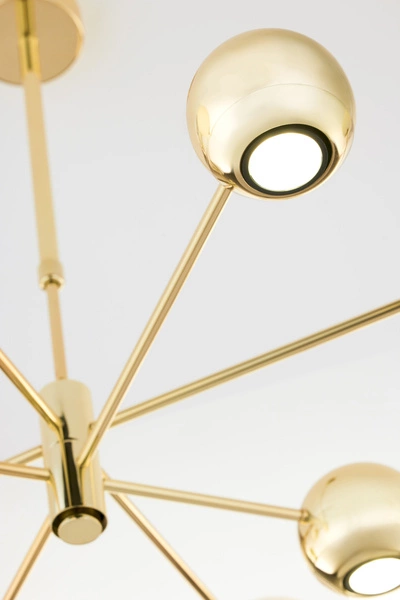 Nowoczesny Żyrandol MOKA wys. 47-69cm 4xG9 4xGU10
14W IP20 | Złoty