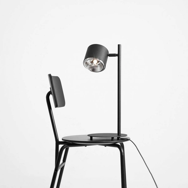 Aldex Lampka biurkowa BOT 1047B, czarna, 1x35W GU10