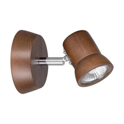 Lampa ścienna Venla w zestawie 1xLED GU10 5W Drewno bukowe, orzechowe 2434176
