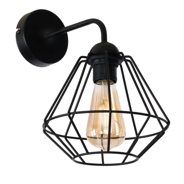 INDUSTRIALNY Kinkiet COLIN BLACK 1xE27 MLP4788