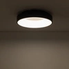 Plafon LED czarny NIKKI ROUND LED 38cm 32W ciepła 3000K | czarny 11206