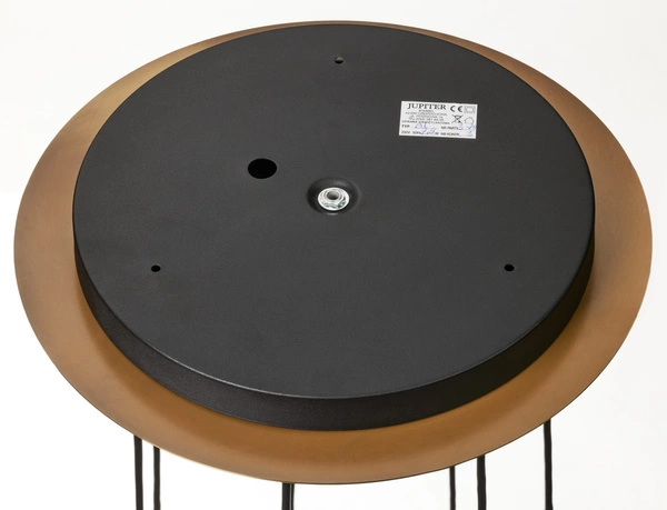 Nowoczesna Lampa wisząca ALAS wys. 35-136cm 7xG10 14W IP20 | Złoty