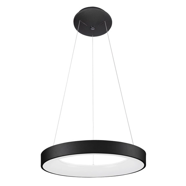 Lampa wisząca Giulia śr. 48cm 40W LED ciepła biel 3000K | czarny
