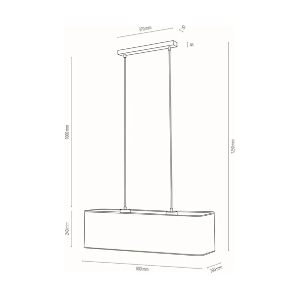 Boho Lampa Wisząca 2xE27 Max.40W Dąb Olejowany/Transparentny PVC/Beżowy 873910274