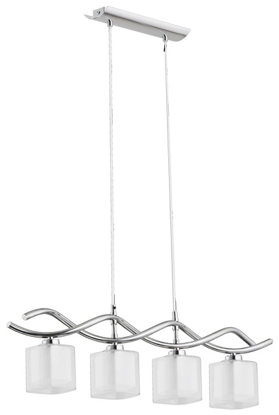 Lampa wisząca zwis ILLUSION chrom/transparentny szer. 73cm