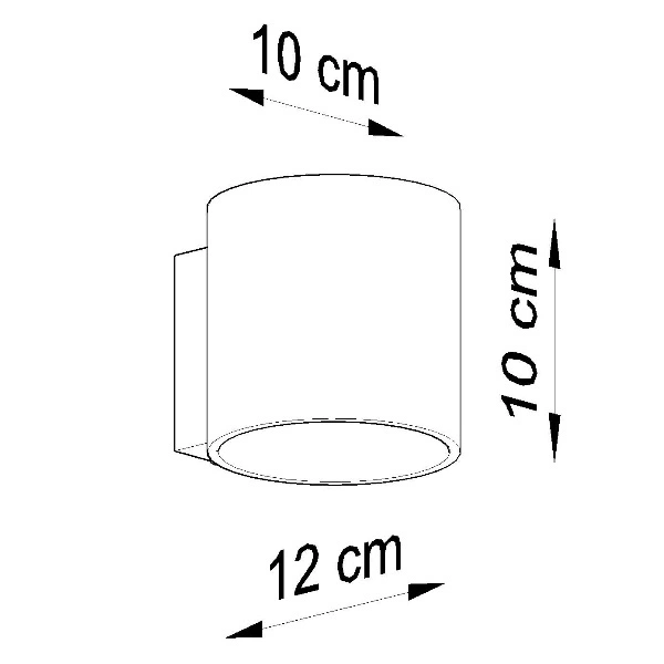 Kinkiet Sollux VICI, Szkło, Białe, G9 12W LED, SL.0211