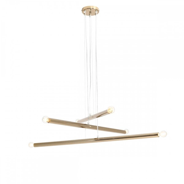 Aldex Lampa wisząca TUBO 6, 1072K30, złota 6x40W E14