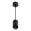Nowoczesny reflektor zawieszany PIPE BLACK GU10 dł. 12cm | czarny