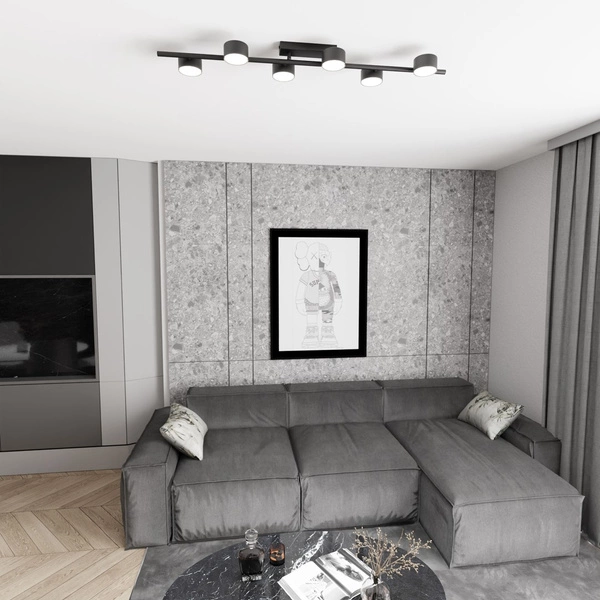 Lampa sufitowa Emibig BET 6 BL 1467/6