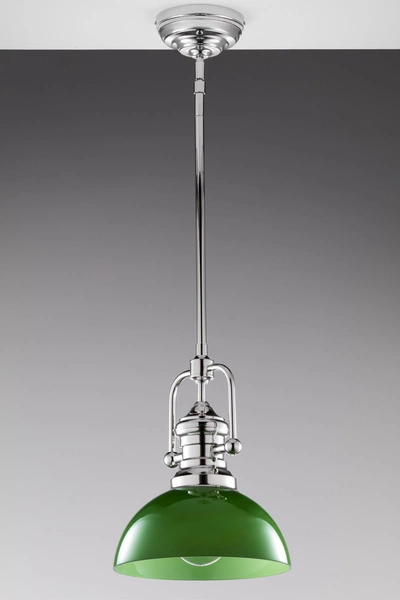 Klasyczna Lampa wisząca PLATINO wys. 166cm 1xE27 15W IP20 | nikiel błyszczący