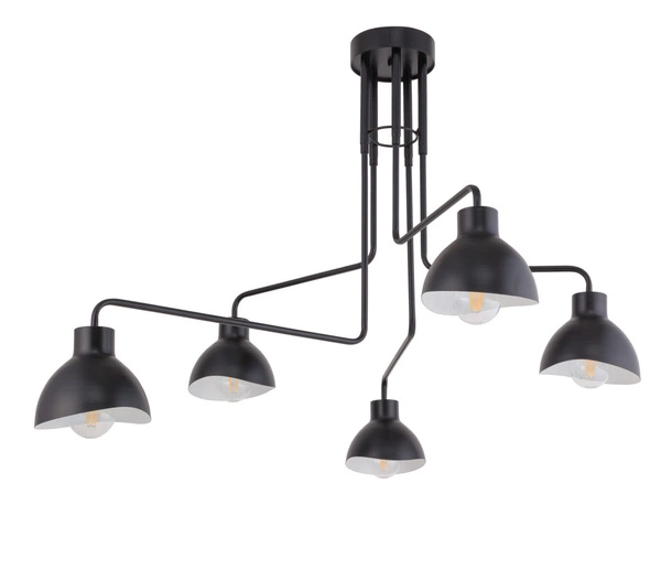 Lampa Sigma HOLI 5 plafon czarny biały 32451