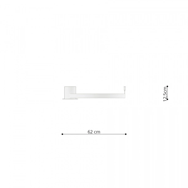 Nowoczesny plafon RIO 55 LED czarny 30W barwa neutralna 4000K TH.128