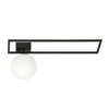 Lampa sufitowa Emibig IMAGO 1B Czarny/OPAL 1130/1B