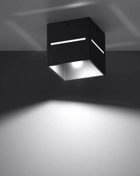 Nowoczesny plafon LOBO SL.0207 Czarny 1xG9