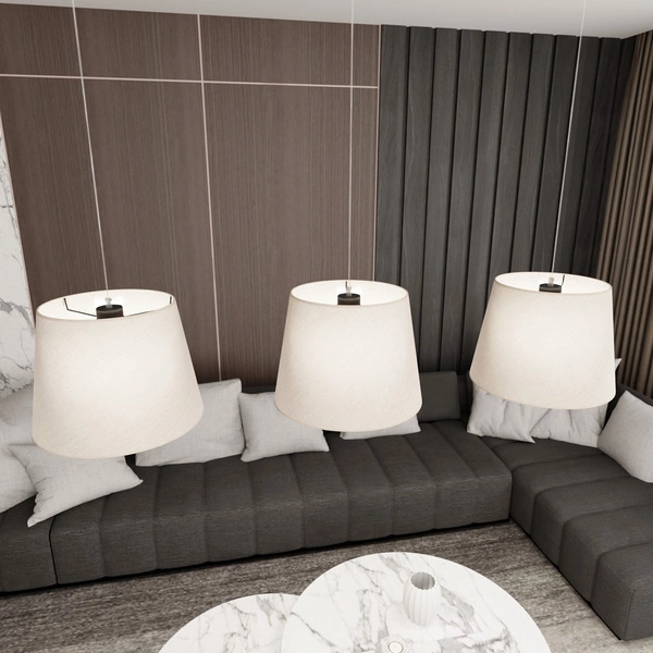 Lampa wisząca Emibig EPOCA 3 BEIGE 1404/3