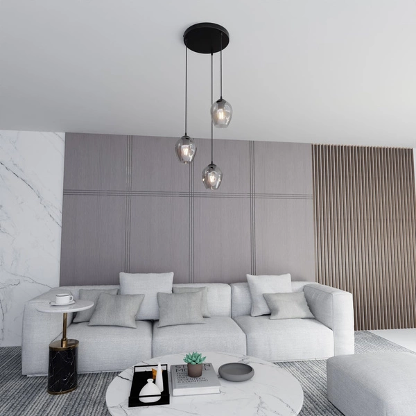 Lampa wisząca Emibig ISTAR 3 BL PREMIUM GRAFIT 680/3PREM