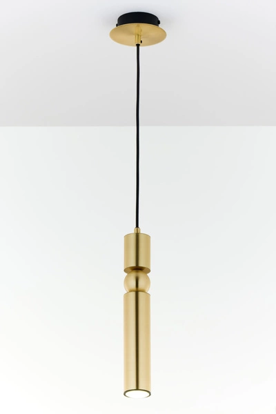 Nowoczesna Lampa wisząca ALAS wys. 120cm 1xG10 14W IP20 | Złoty