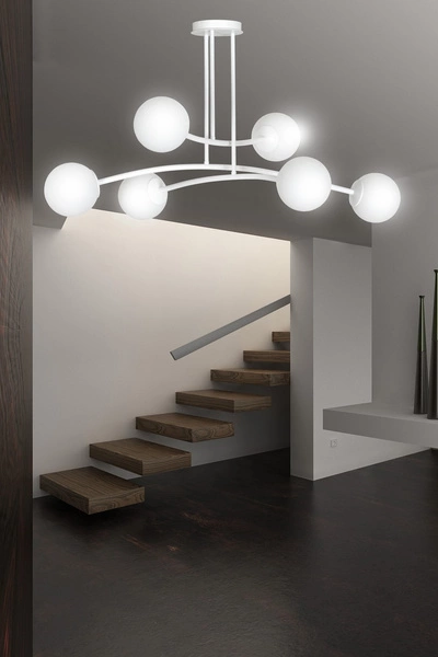 Lampa sufitowa Emibig HALLDOR 6 Biały 1025/6