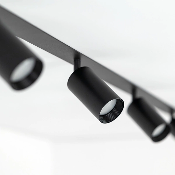 AMIS BLACK 4XGU10 PODTYNKOWY