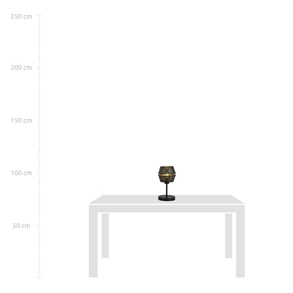 Lampa biurkowa Emibig MALIA LN Czarny/GOLD 1185/LN