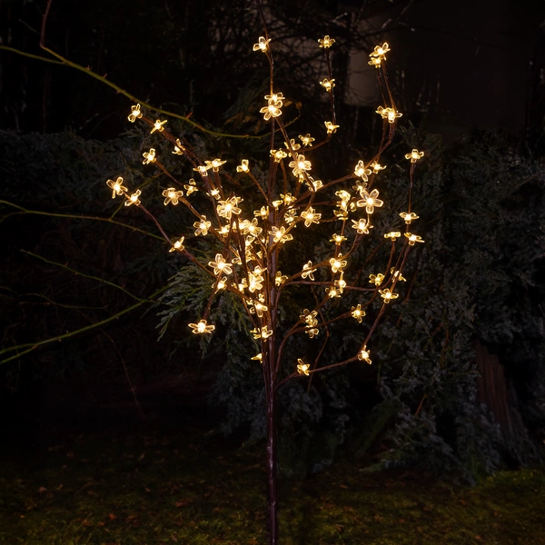 Lampa Solarna Tree 120cm RGB+3000K IP44