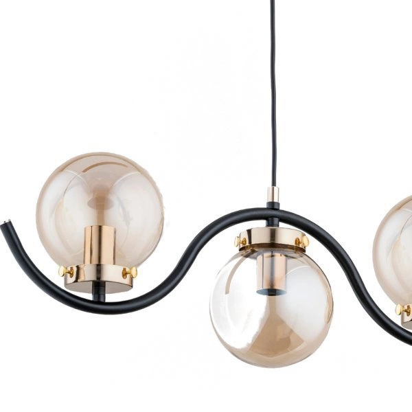 Lampa wisząca ALFA KORDA ZŁOTA 5xE14 97cm | 62155