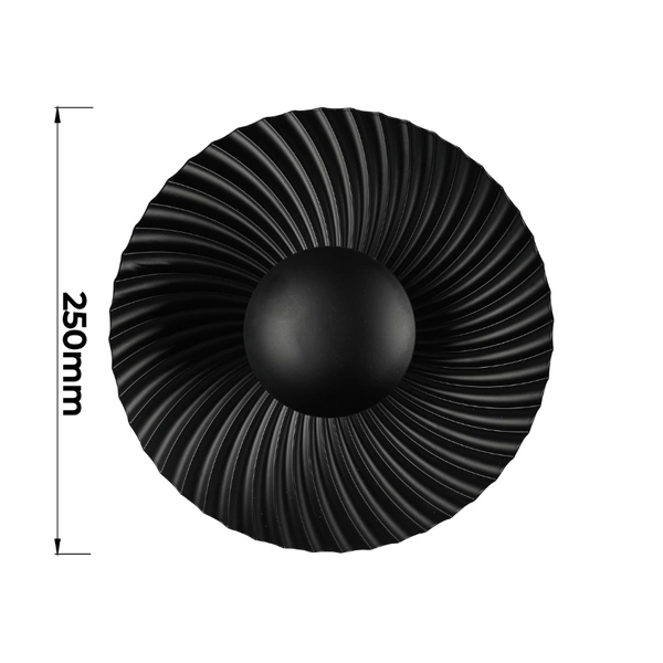 Kinkiet Sola czarny 1xG9