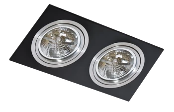 Azzardo SIRO 2 BLACK/ALUMINIUM 772