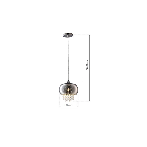 Nowoczesna lampa wisząca STARLIGHT CHROME ML3789